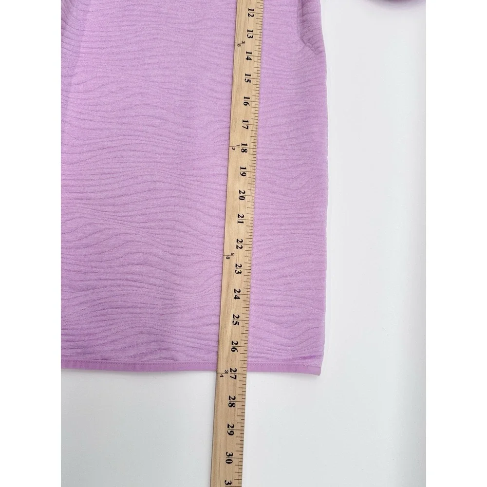 Nike Golf Dri-Fit Tour Men's Medium Quilted Crew Neck Pink Sweatshirt MSRP $105